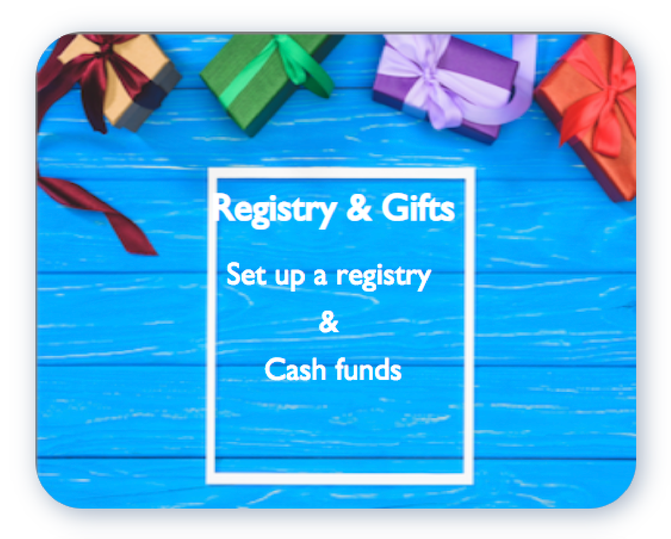 Registry & Gift Page